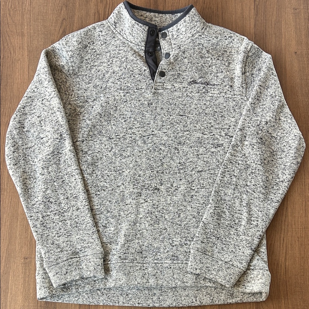 Eddie Bauer Charcoal Knit Sweater